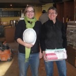 Coffeeshop manager Mia Eriksson and Bridgehead chain owner Tracey Clarke