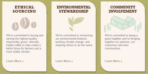 Starbucks - ethical - environmental - community