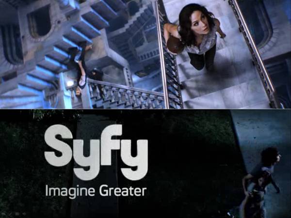 Screen captures from http://www.syfy.com/imaginegreater/. A distorted disorienting funhouse with no discernible direction or exit. Welcome to "Siffy".