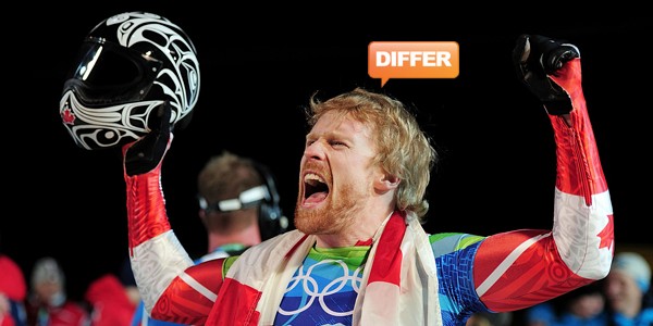 Canadian Skeleton Gold medalist Jon Montgomery - by Shaun Botterill/Getty Images